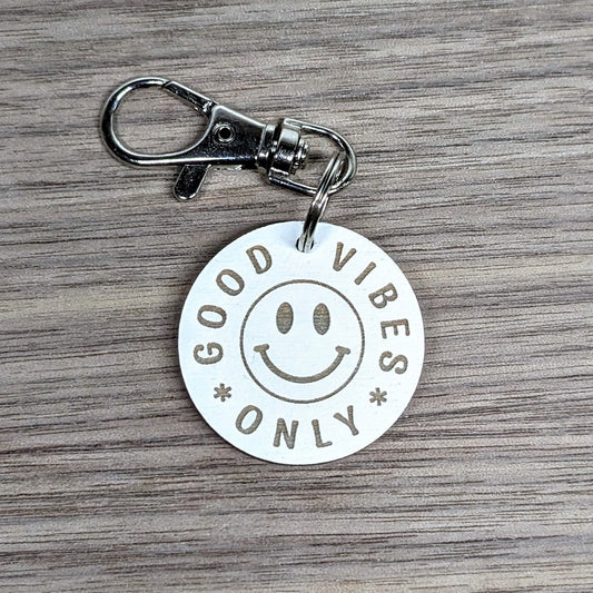 Good Vibes Only Keychain