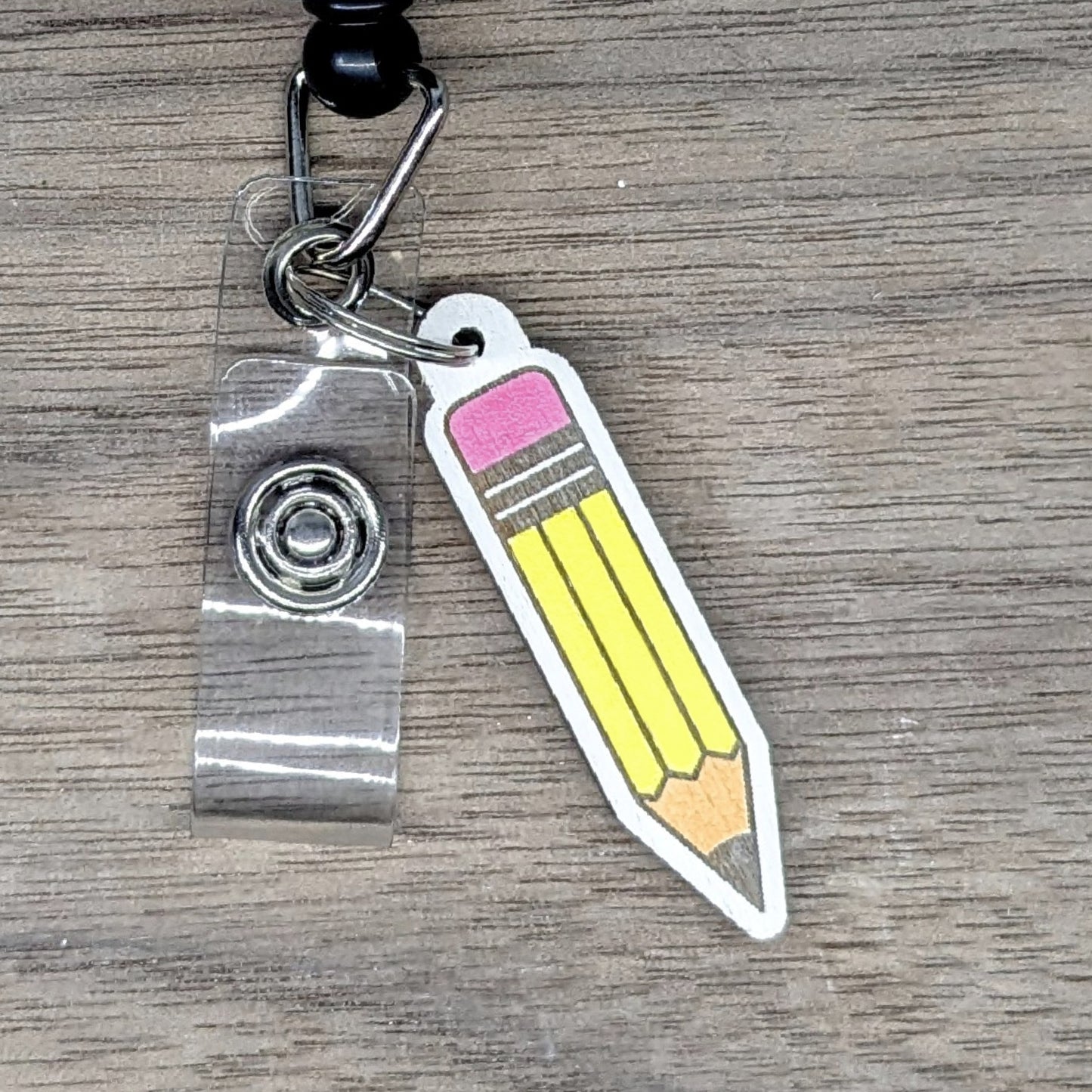 Pencil Badge Charm