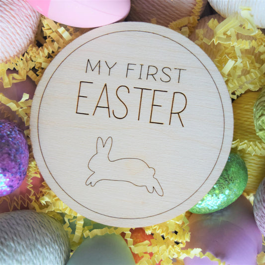 My First Easter Milestone Round