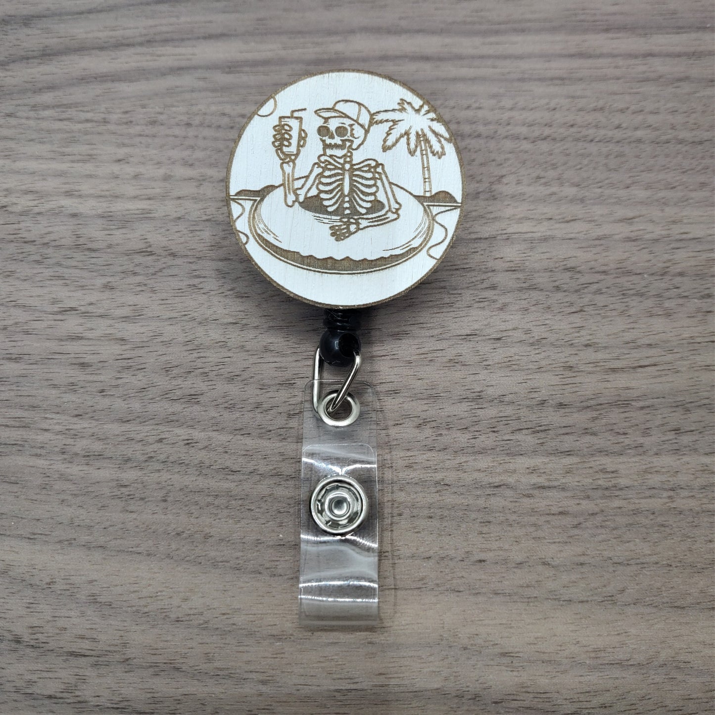 Tropical Skeleton Badge Reel