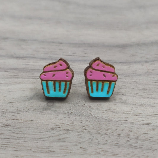 Cupcake Stud Earrings