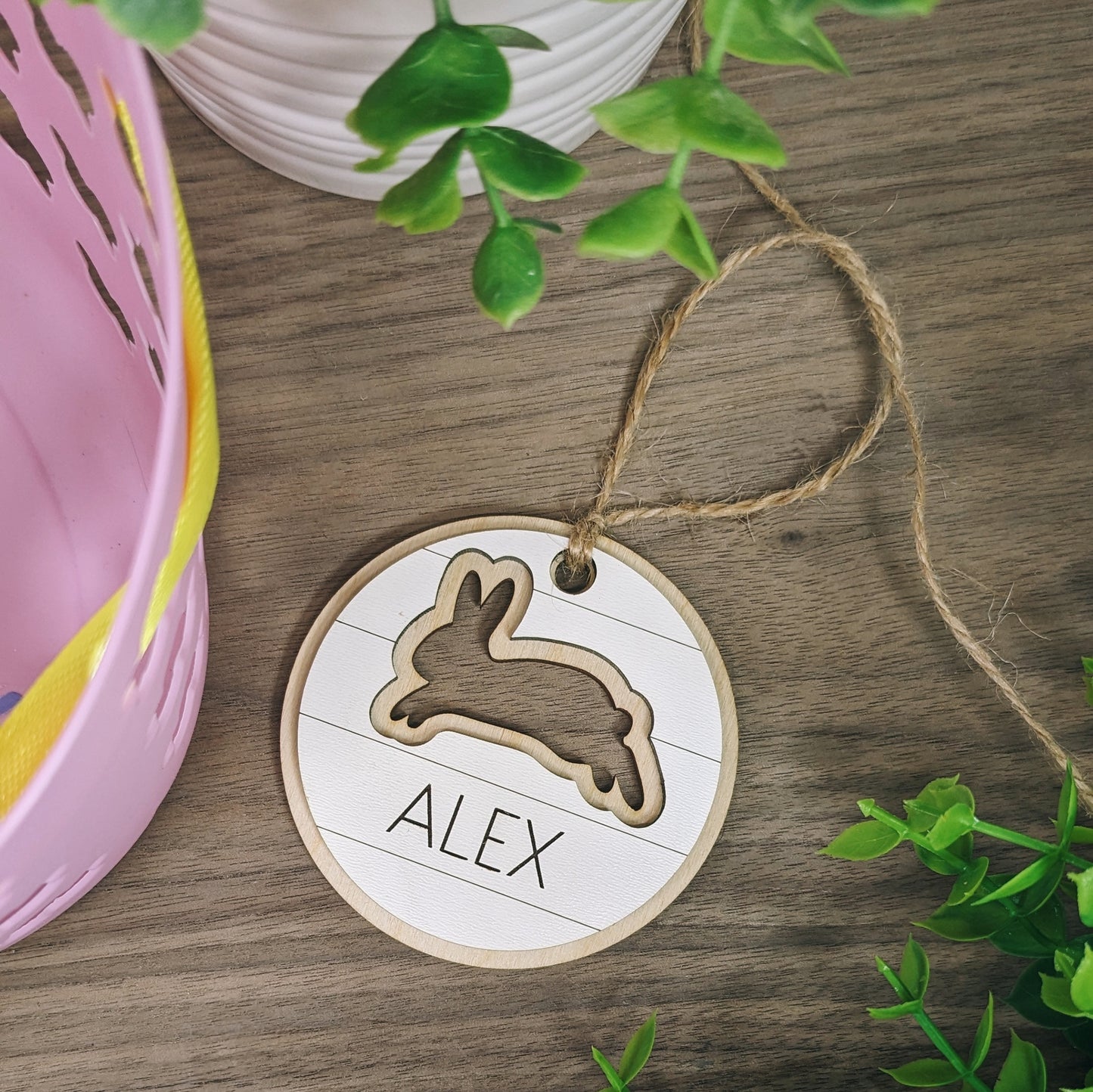 Personalized Easter Basket Tag