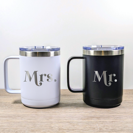 Mrs. & Mrs. Coffee Mug Set